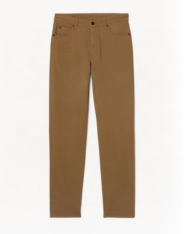 Męskie jeansy Wrangler Texas Stretch Straight W32 L30 Brązowa bawełna