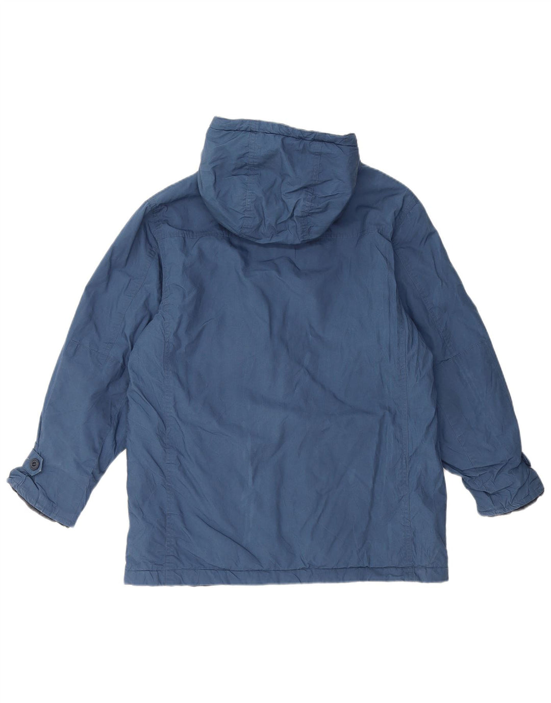 Męska kurtka wiatrówka z kapturem J. Crew UK 36 Small Blue Cotton