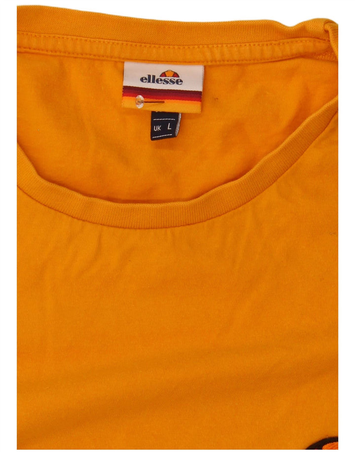 T-shirt męski Ellesse, duży, żółty, blok kolorów