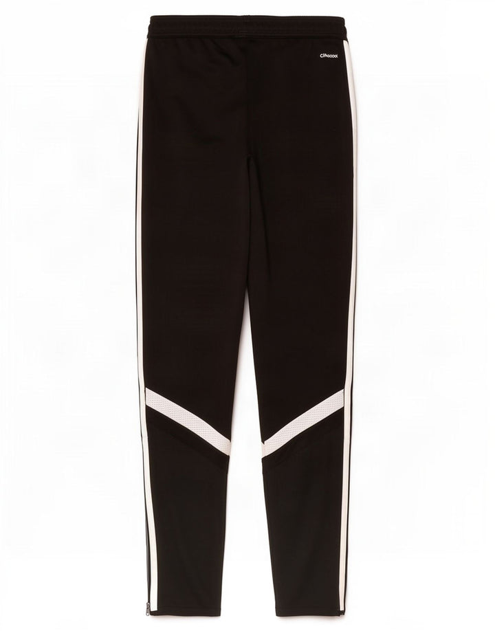 Męskie spodnie dresowe Adidas Climacool, małe, czarne, poliestrowe