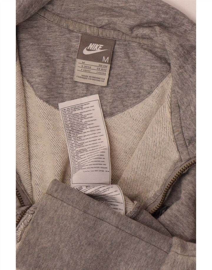 Damska bluza dresowa Nike, UK 10/12, średnia szara, nakrapiana bawełna