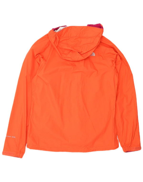 Damska kurtka przeciwdeszczowa z kapturem The North Face UK 6 XS w kolorze pomarańczowym