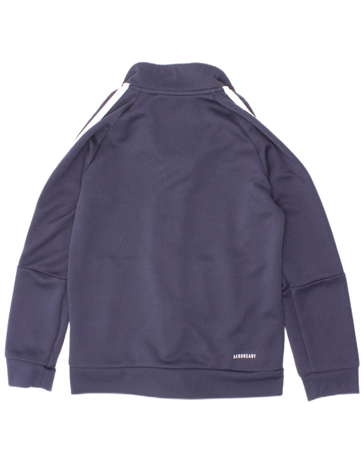 Adidas Chłopięca Kurtka Dresowa Aeroready Top 7-8 Lat Granatowa Poliester