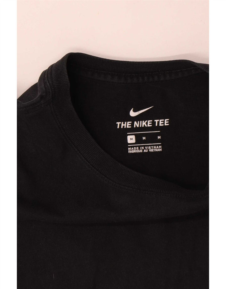 T-shirt męski Nike, średni czarny, bawełniany
