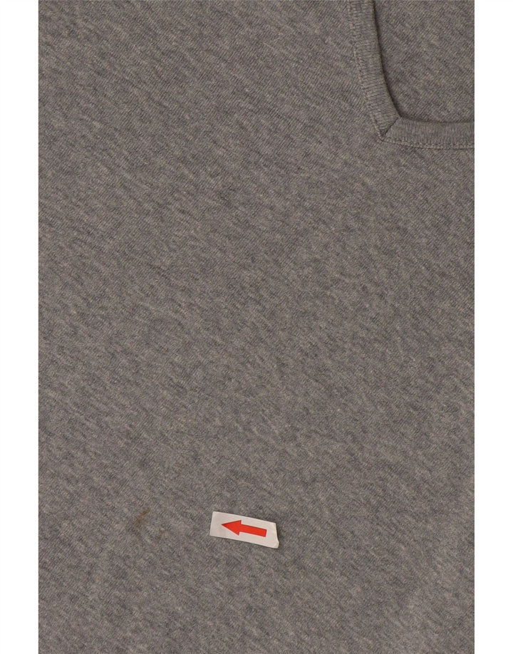 T-shirt damski Nike Top UK 10/12 Średnioszary, bawełniany nakrapiany