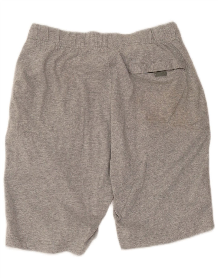 Męskie spodenki codzienne Nike, małe, szare, z bawełny w plamki