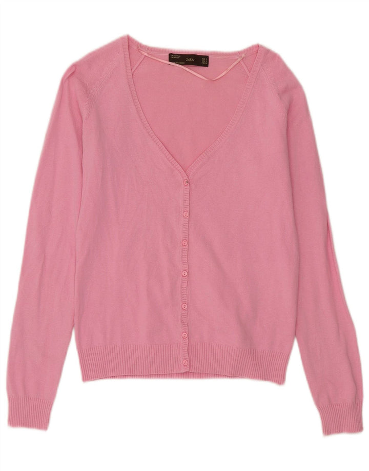 Sweter damski Zara Cardigan UK 10, mały, różowy
