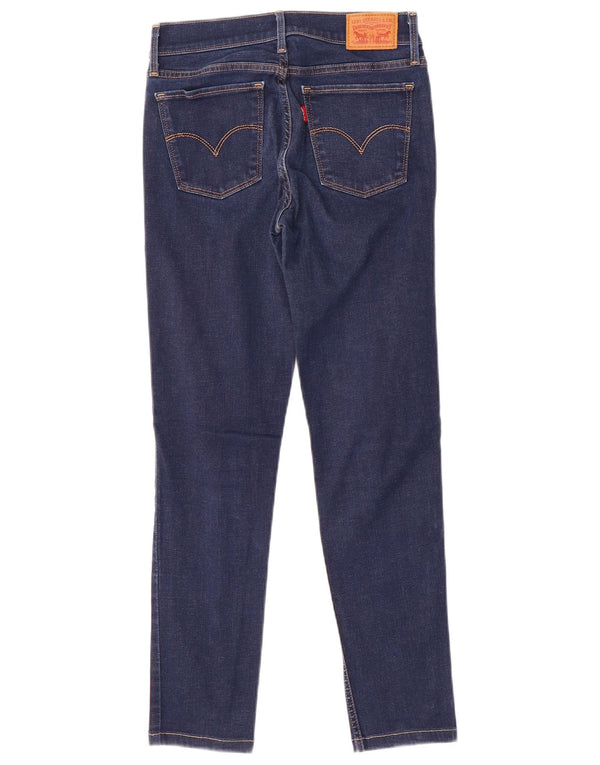 Levi's Womens 710 Super Skinny Jeans W27 L26 Navy Blue Cotton