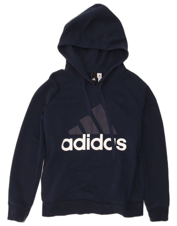 Damska bluza z kapturem Adidas Graphic UK 12/14 Średni granatowy, bawełniany