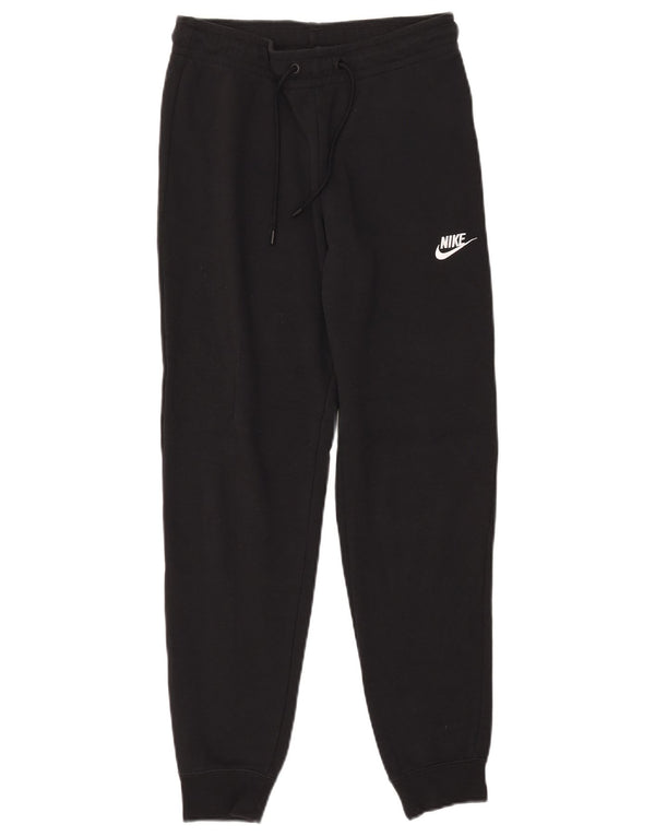 Damskie spodnie dresowe NIKE Joggers UK 10 Małe, czarne, bawełniane