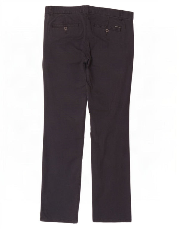 Męskie spodnie Chino Calvin Klein W32 L31 Czarne, bawełniane w prążki