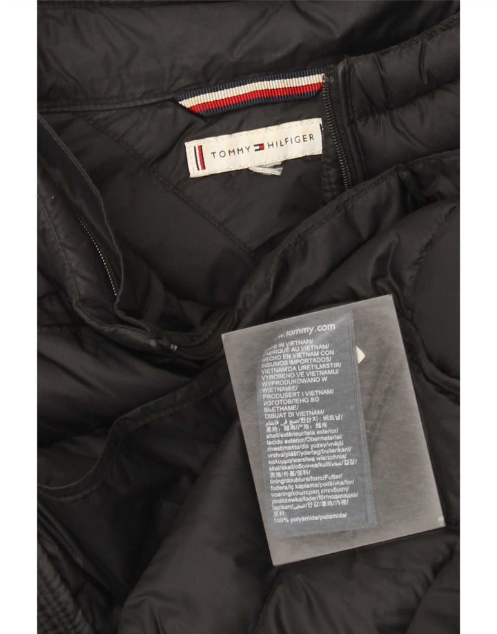 Damska ocieplana kurtka Tommy Hilfiger UK 20 2XL Czarny poliamid