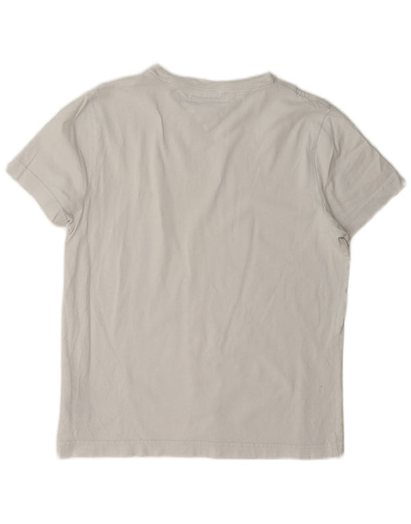 T-shirt męski Tommy Hilfiger, mały, biały, bawełniany
