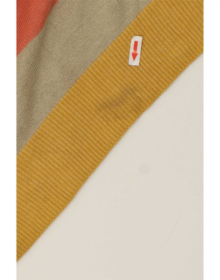 Męski sweter Quiksilver z dekoltem w łódkę, w średnie, wielokolorowe paski