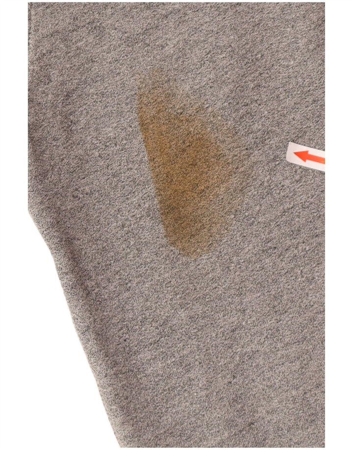 Męski sweter z kapturem Superdry z grafiką, średnioszary, bawełniany