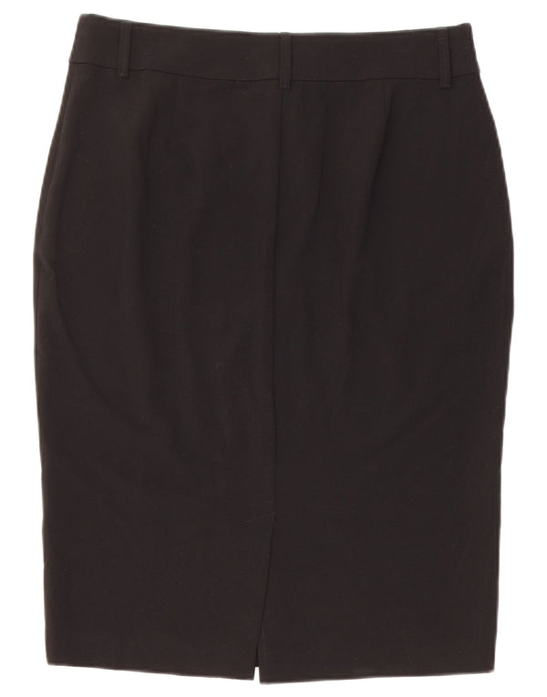 Marks & Spencer Damska spódnica ołówkowa UK 12 Medium W30 Czarny poliester