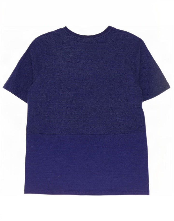 T-shirt męski Nike, średni, granatowy, bawełniany