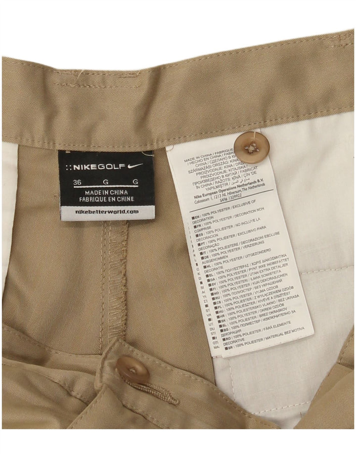 Męskie spodenki chino Nike W36, duży, beżowy poliester