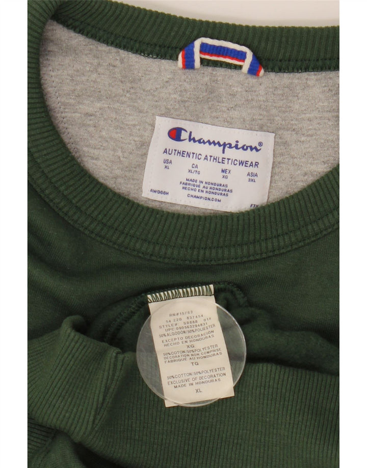 Sweter męski Champion XL, zielony, bawełniany