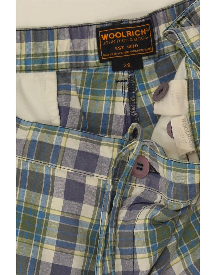 Męskie szorty Chino Regular W38 XL Woolrich, bawełniana krata