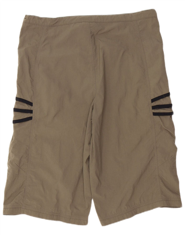 Męskie spodenki cargo ADIDAS W36, duże, khaki, poliester