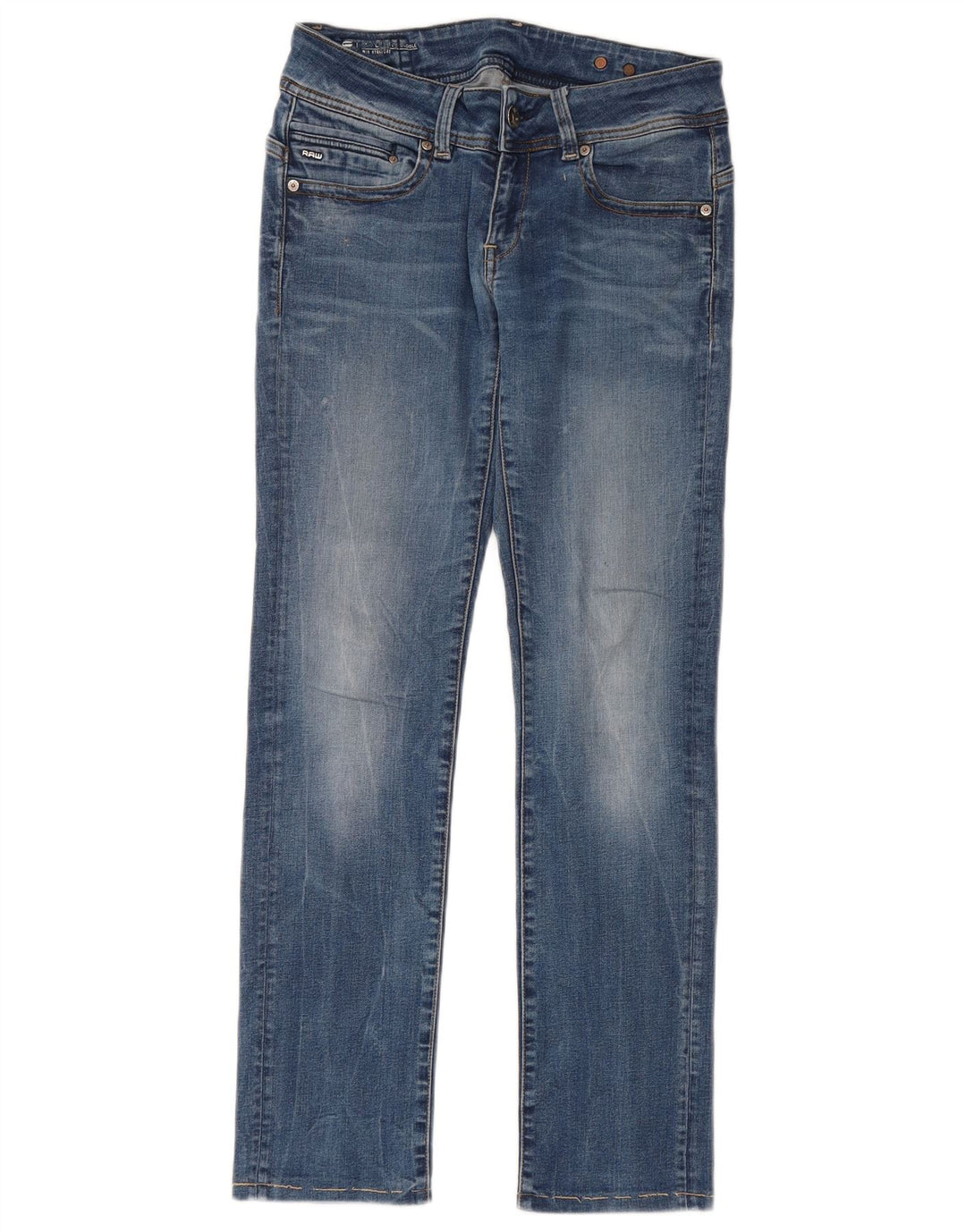 Damskie jeansy slim G-STAR W29 L29 Niebieskie bawełniane