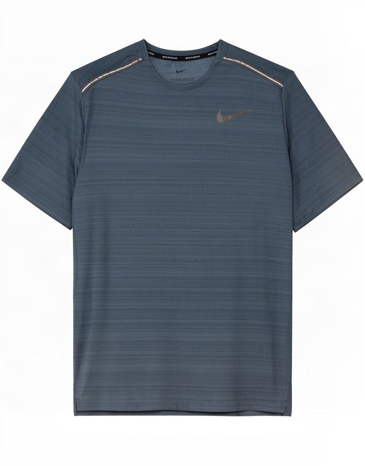 Męski T-shirt Nike Dri Fit, duży, niebieski, nakrapiany poliester