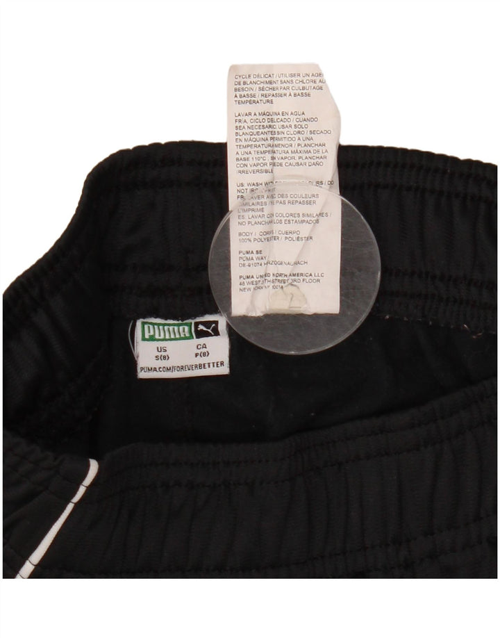 Chłopięce spodnie dresowe PUMA Joggery 7-8 lat, małe, czarne, poliestrowe