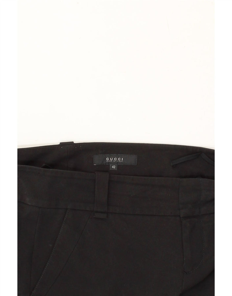 GUCCI Womens Slim Chino Trousers IT 42 Medium W32 L27  Black Vintage Gucci and Second-Hand Gucci from Messina Hembry 