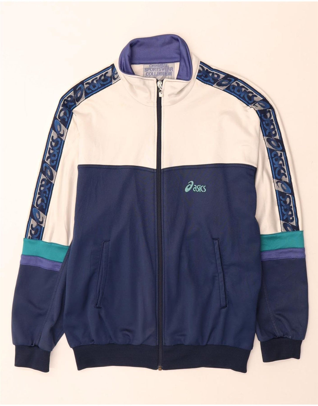 Męska kurtka dresowa Asics Graphic IT 50 w kolorze średniego granatu