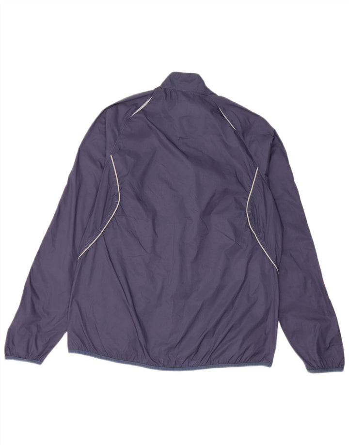 Damska bluza dresowa Adidas UK 16, duża, granatowa, nylonowa