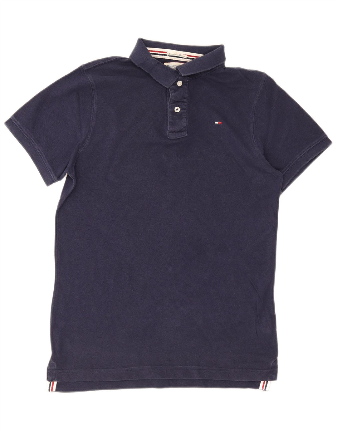 Męska koszulka polo Tommy Hilfiger, średnia, granatowa, bawełniana