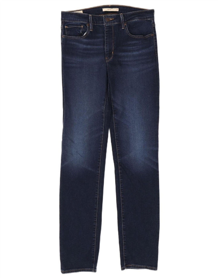 Damskie jeansy LEVI'S 712 Slim W30 L34 Granatowa bawełna