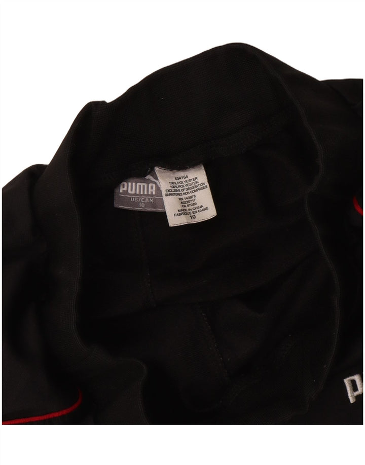 Chłopięce spodnie dresowe PUMA Joggery 9-10 lat Czarny poliester