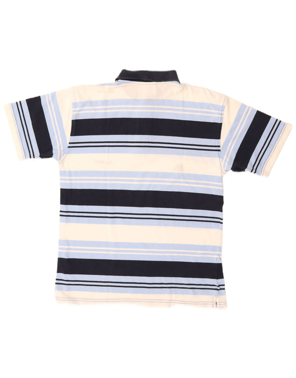 Męska koszulka polo Ellesse, mała, bawełniana w granatowe paski