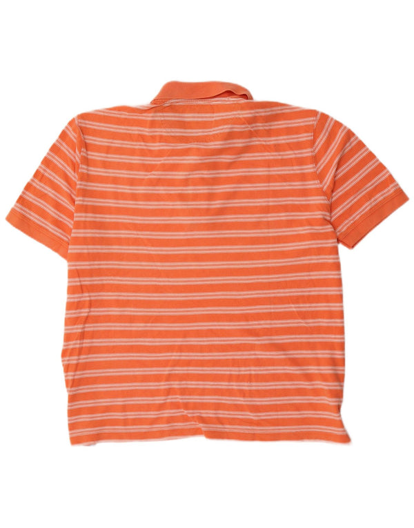 Męska koszulka polo Massimo Dutti 2XL w pomarańczowe paski