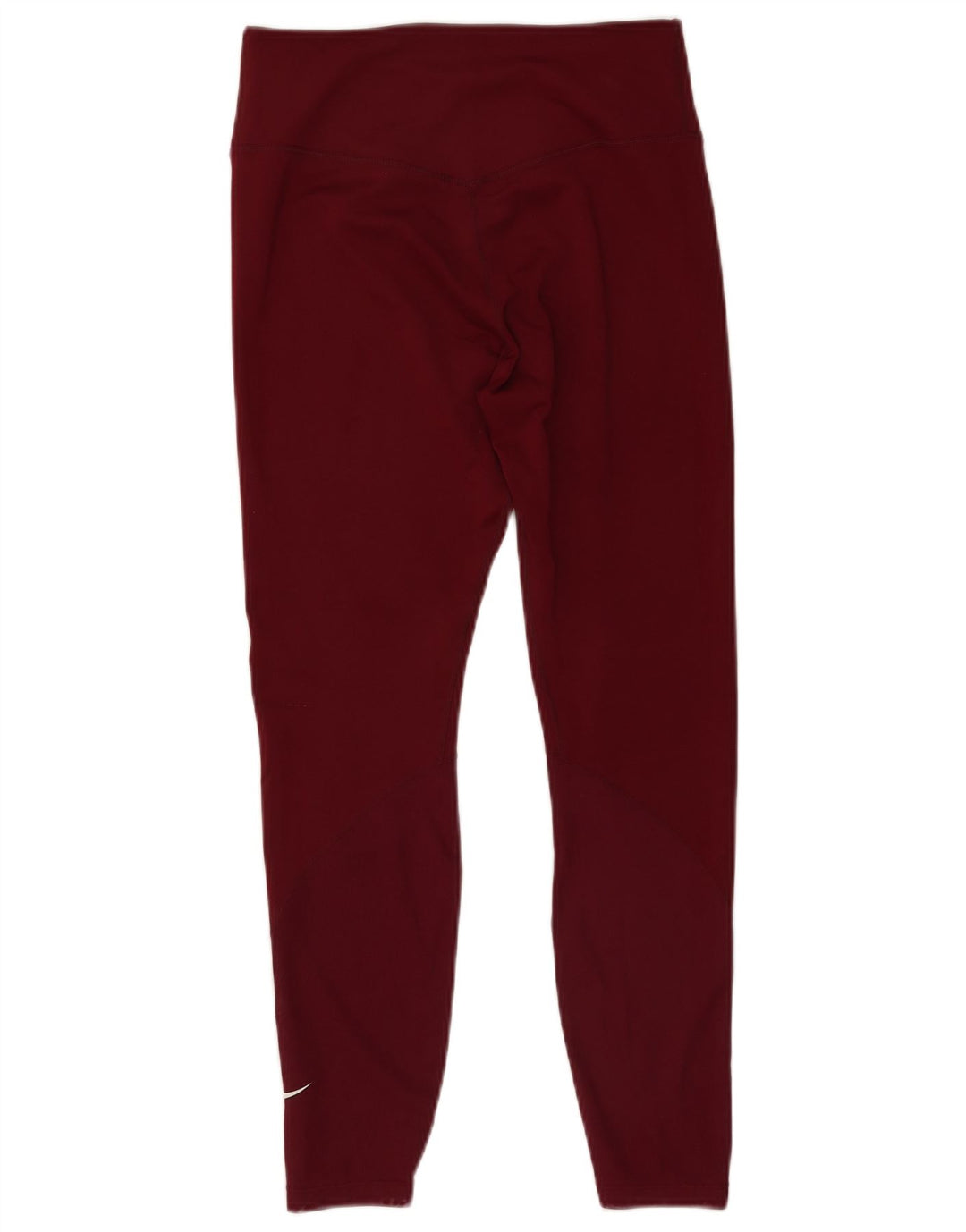 Damskie legginsy Nike Dri Fit UK 12, średni bordowy poliester