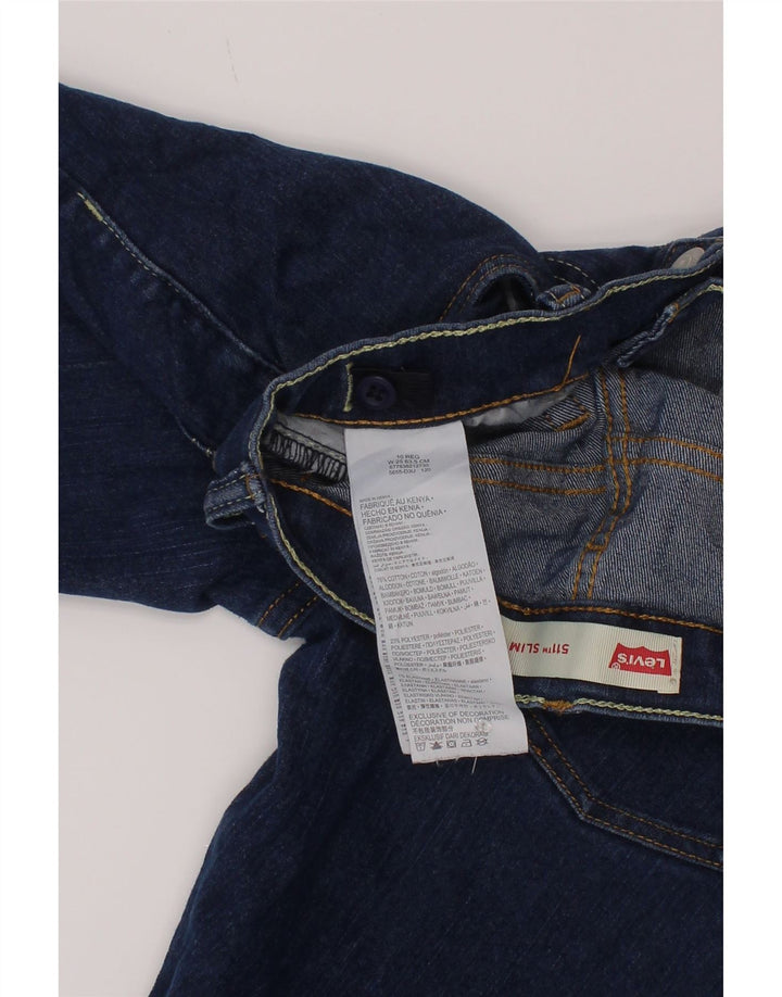 Szorty chłopięce Levi's 511 Slim Denim 9-10 lat W25 Niebieska bawełna