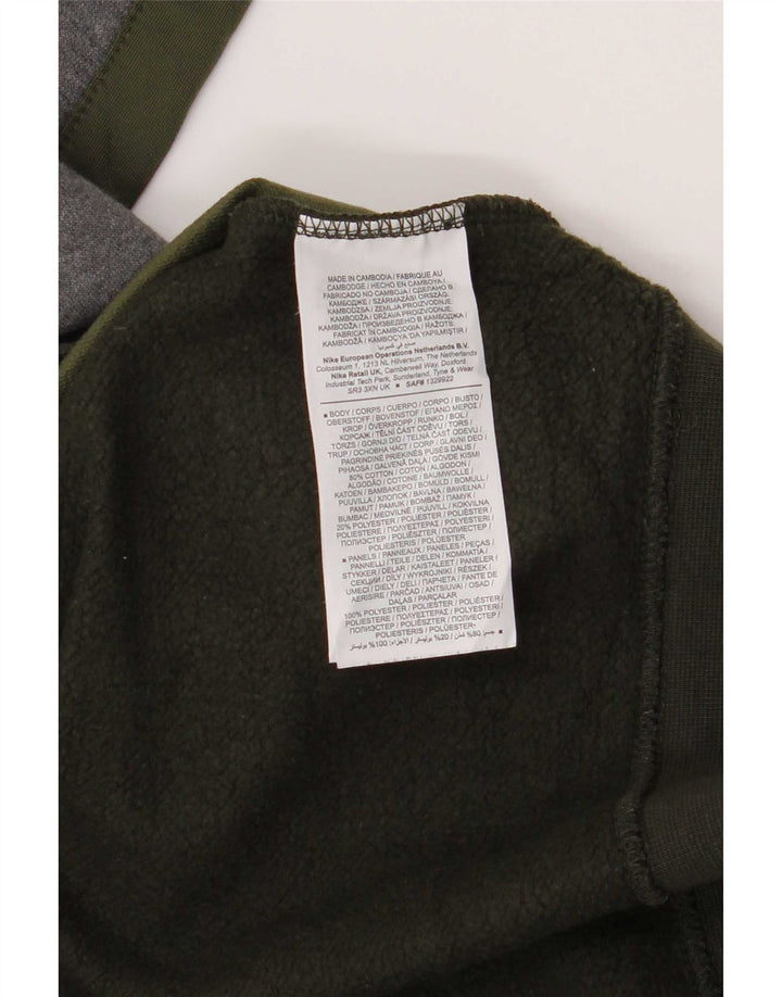 Męska bluza z grafiką Nike, bawełniana, w kolorze średniego khaki