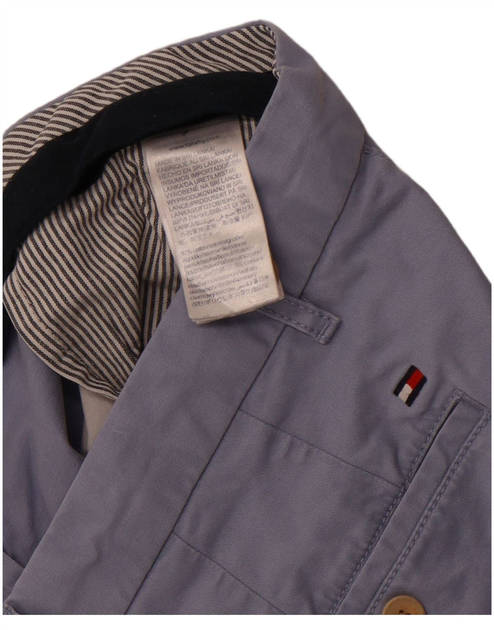 Męskie spodenki chino Tommy Hilfiger W38 XL, niebieska bawełna