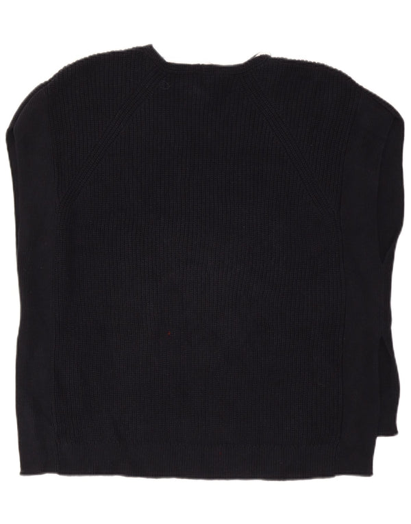 Damski podkoszulek bez rękawów John Lewis Oversize UK 14, średni granatowy, bawełniany