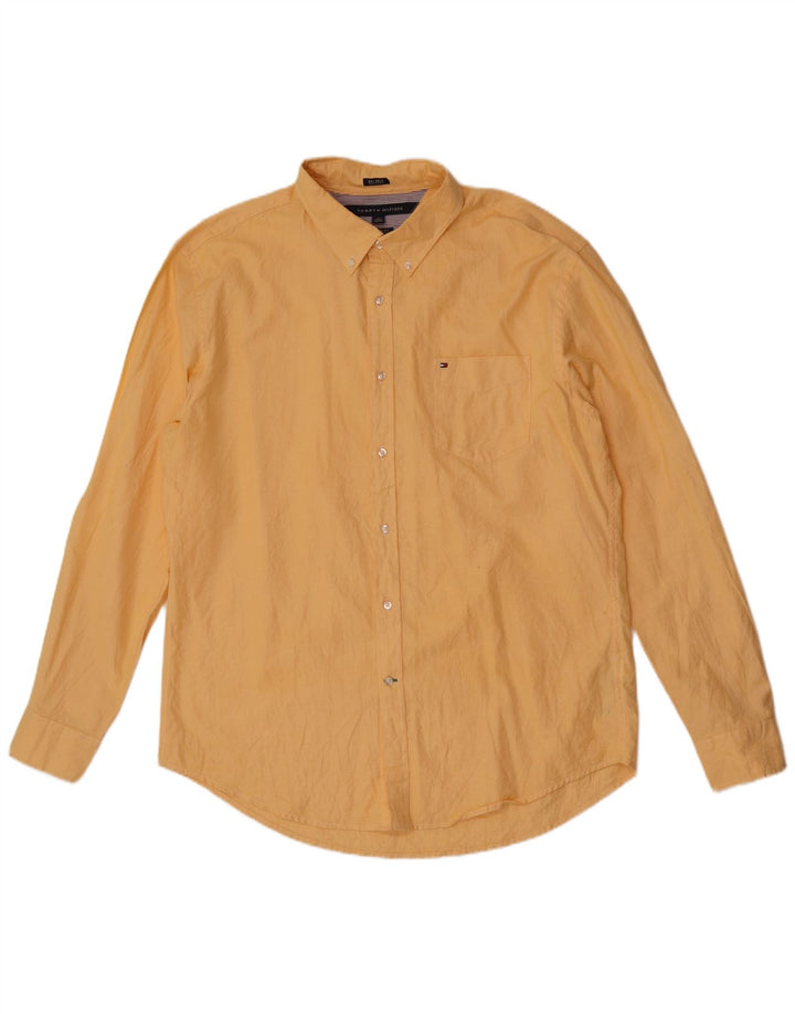 Koszula męska Tommy Hilfiger Custom Fit XL w kolorze żółtym