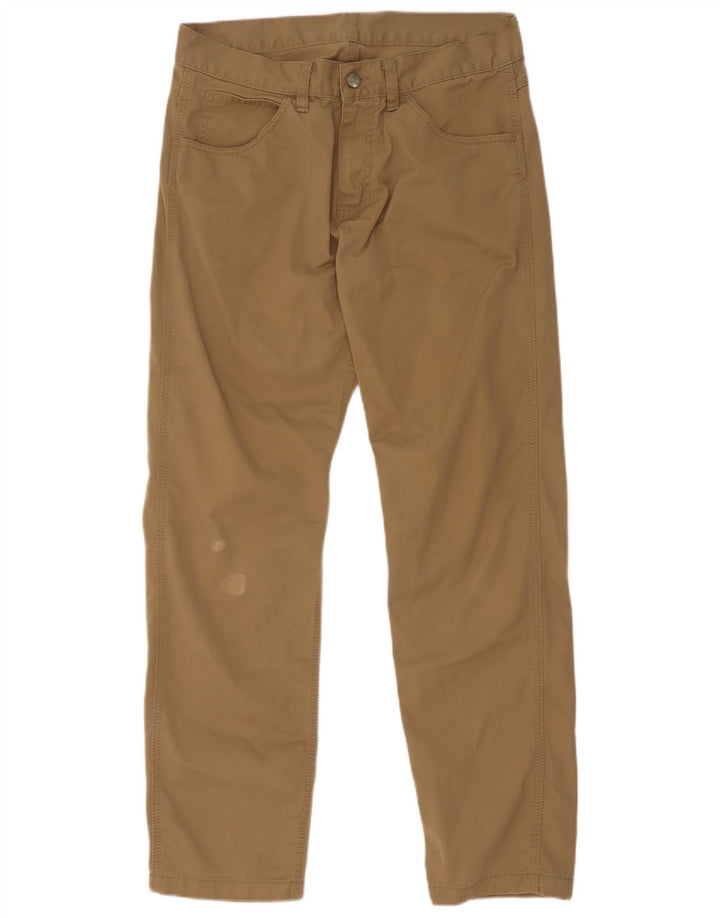 Męskie proste spodnie Carhartt W32 L32 Brązowy poliester