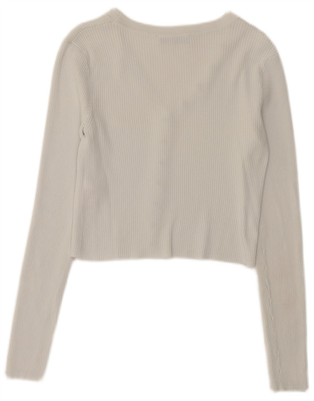 Damski krótki kardigan Zara UK 10 Small White Poliamid