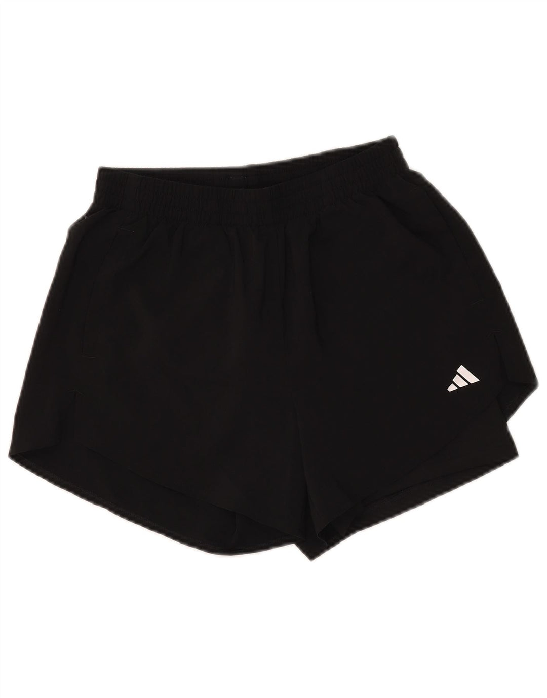 Damskie spodenki sportowe Adidas o regularnym kroju UK 8/10, małe, czarne, poliestrowe