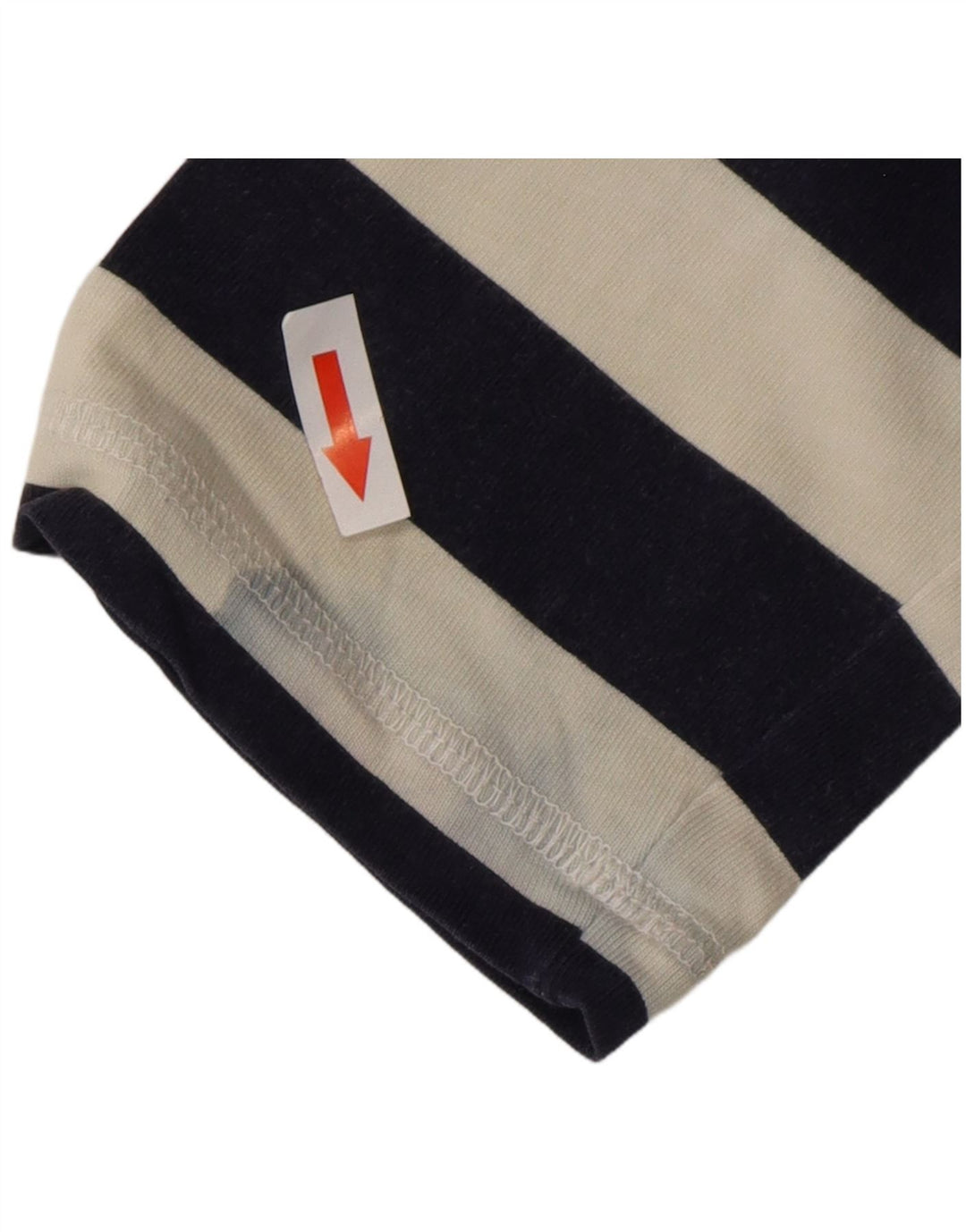 Męski top Tommy Hilfiger z długim rękawem, w średnie, wielokolorowe paski, marynarski