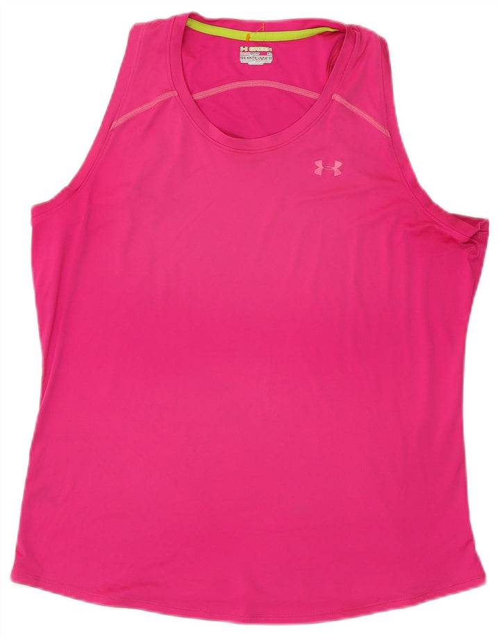 Damska kamizelka Under Armour Heat Gear Top UK 18 XL, różowy poliester