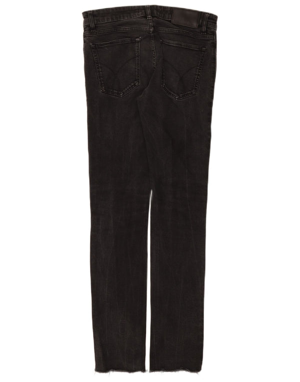 Damskie jeansy Calvin Klein W32 L34 Czarne bawełniane