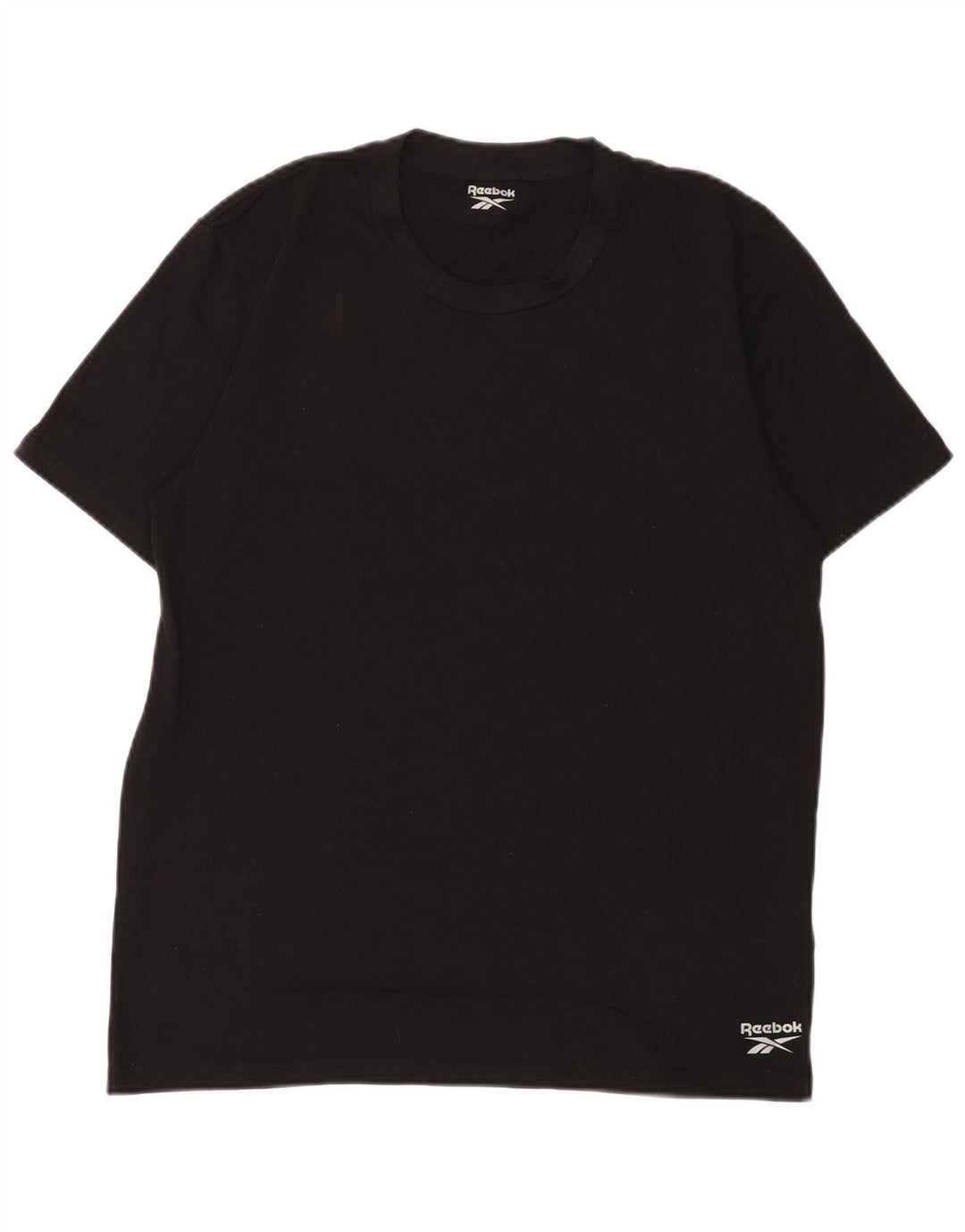 T-shirt męski Reebok, duży, czarny, bawełniany
