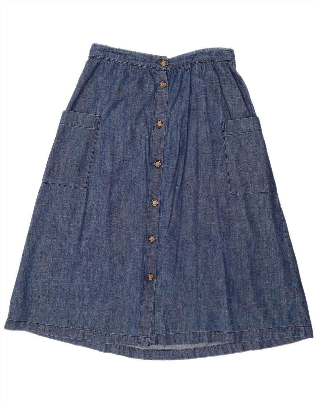 WHITE STUFF Womens High Waist Denim Skirt W30 Medium Blue Cotton